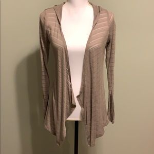 Maurices Light Sheer Cardigan With Hood